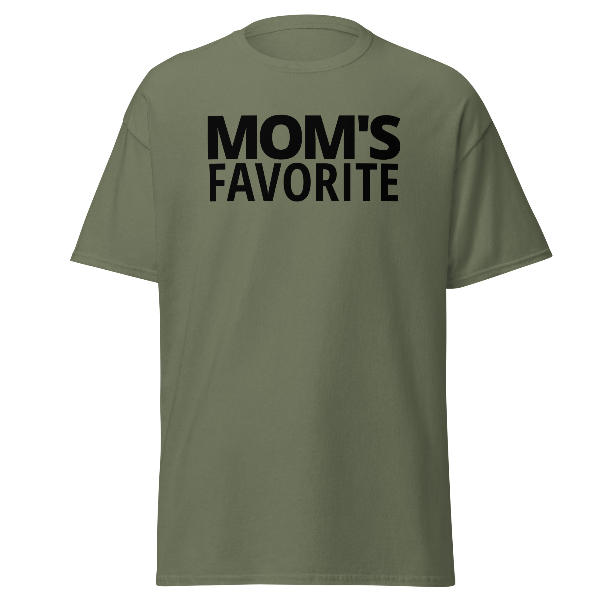 MOM S FAVORITE (in black letters) Men's T-Shirt - Image 4