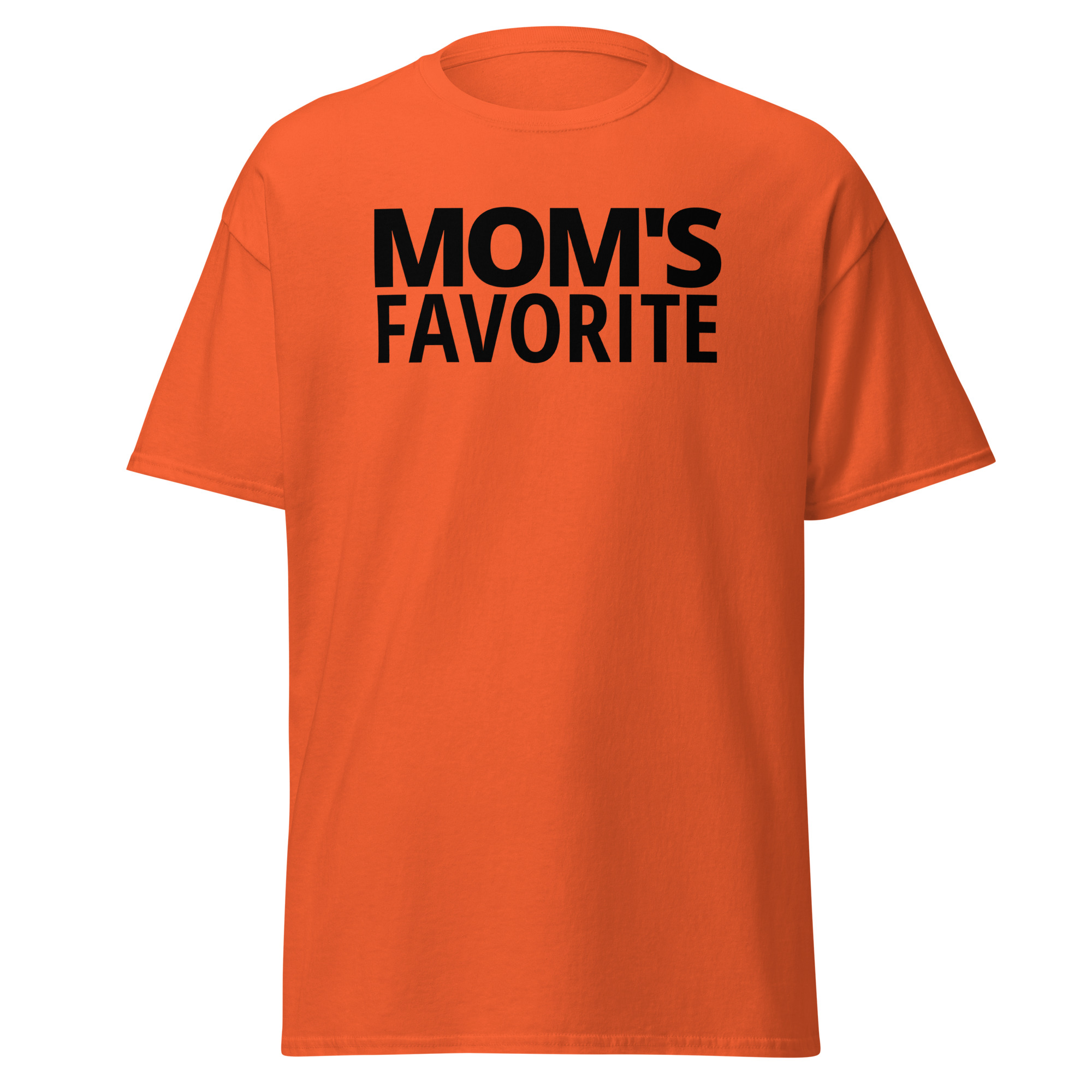 MOM S FAVORITE (in black letters) Men's T-Shirt - Image 5