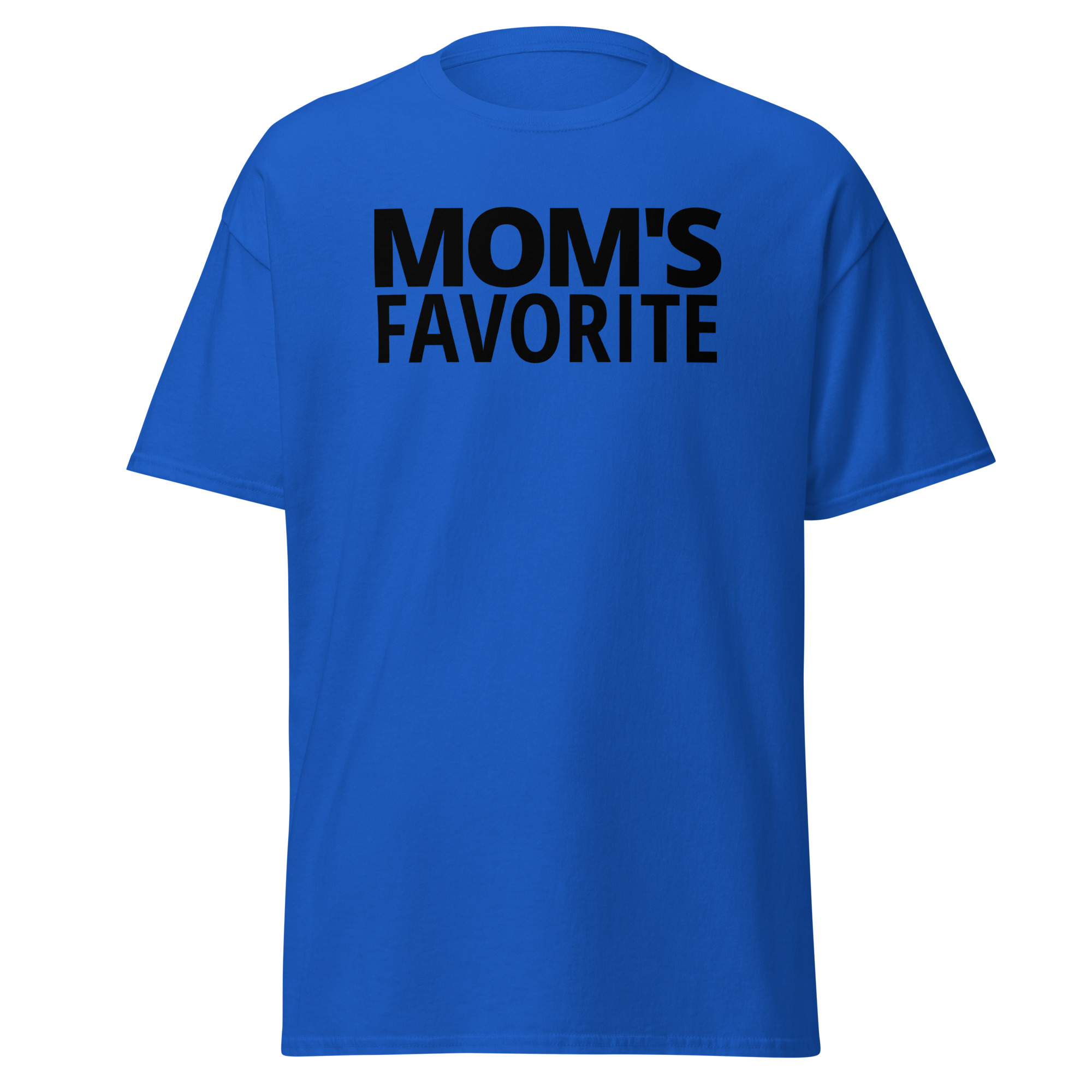 MOM S FAVORITE (in black letters) Men's T-Shirt - Image 3
