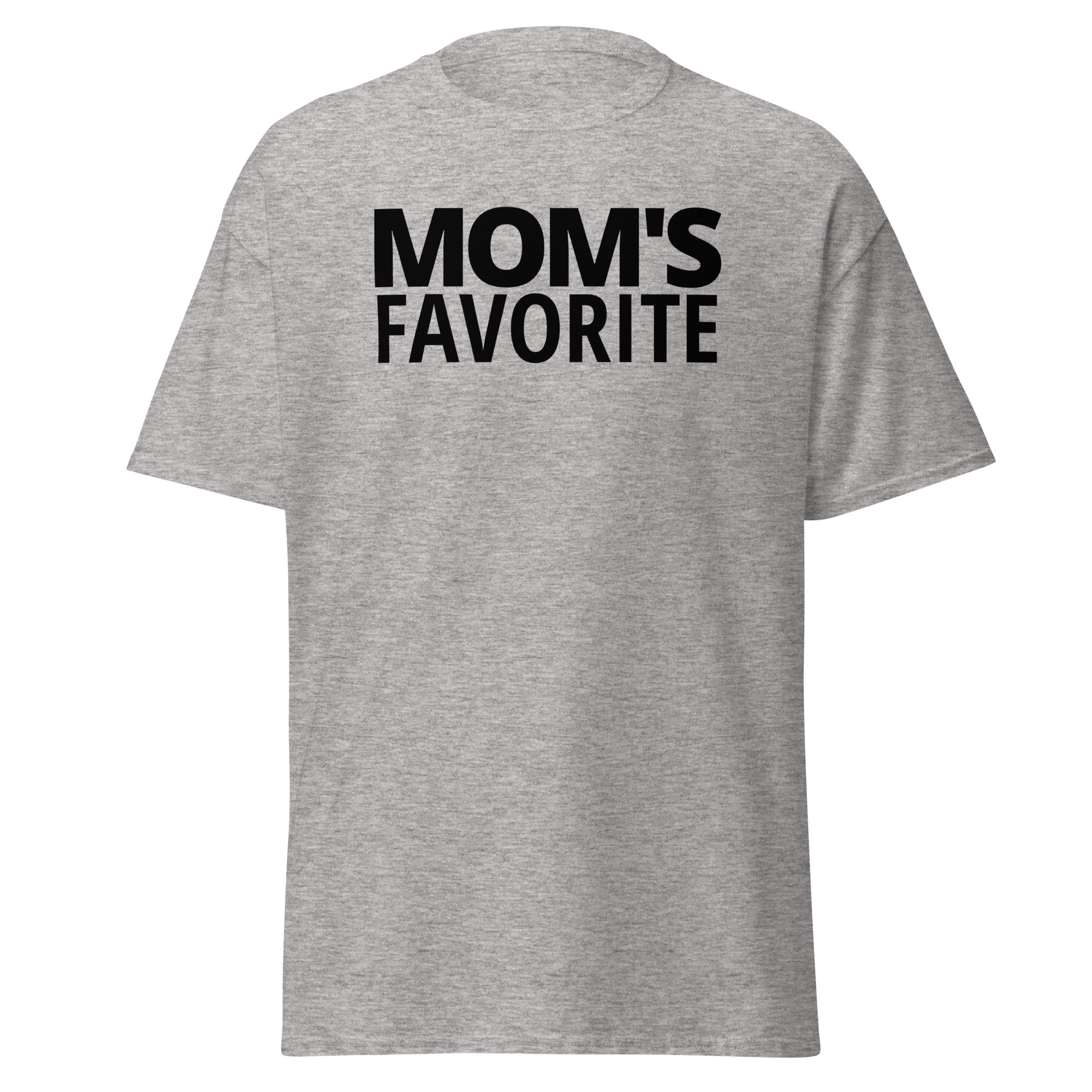 MOM S FAVORITE (in black letters) Men's T-Shirt - Image 10