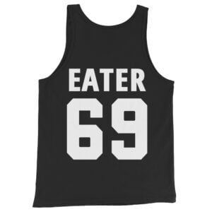 Alternative view of PUSSY EATER 69 (Front + Back) Tank Top