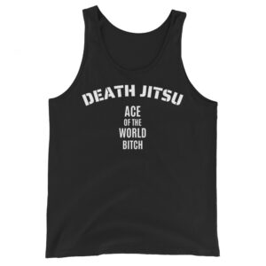 Alternative view of Death Jitsu Ace Of The World Bitch Men's Tank Top