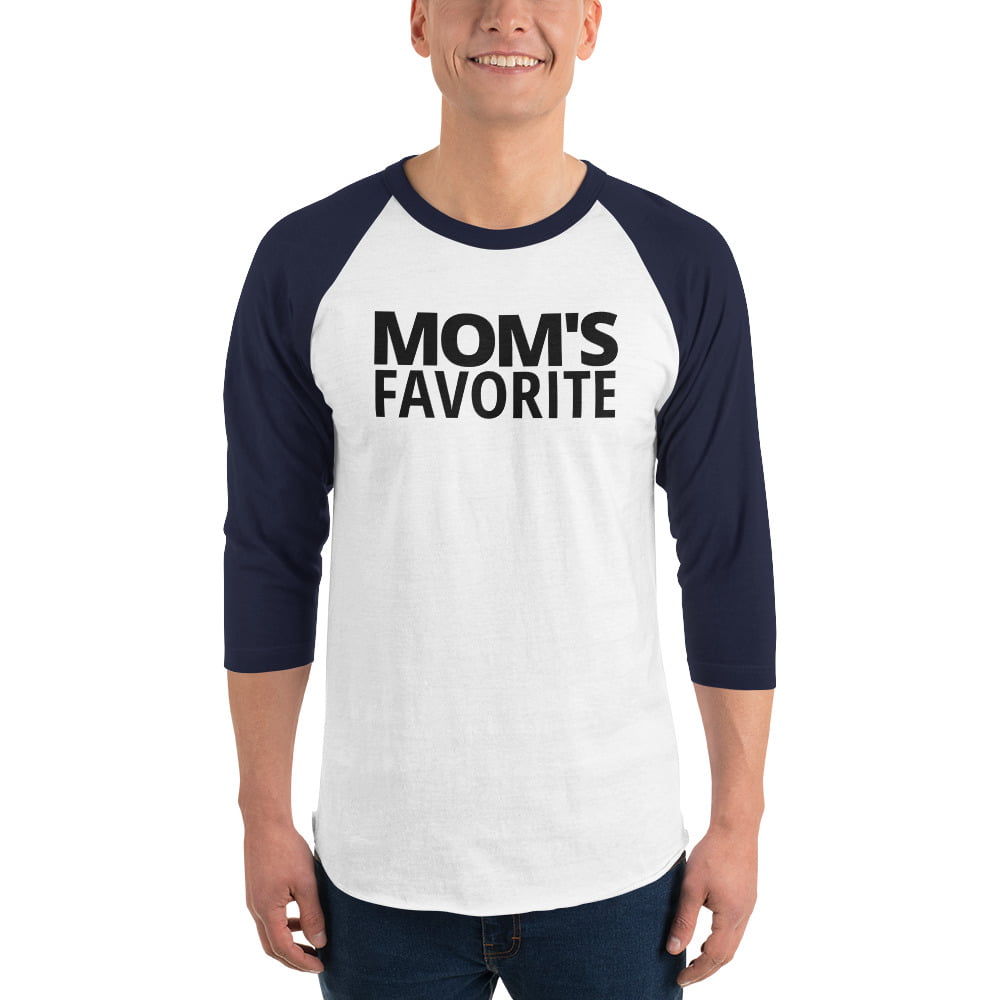 Mom's Favorite Raglan Baseball Tee - Image 6