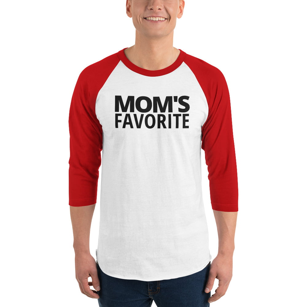 Mom's Favorite Raglan Baseball Tee - Image 8