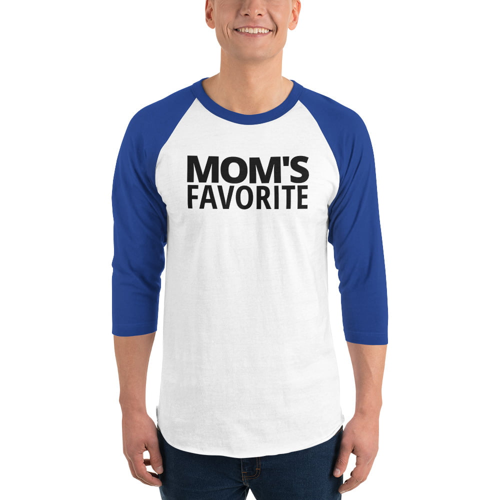 Mom's Favorite Raglan Baseball Tee - Image 7