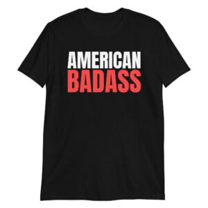 Kid Rock AMERICAN BADASS (Red and White version) T-Shirt