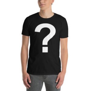Question Mark Black T-Shirt