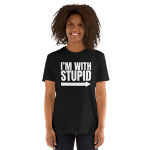 Alternative view of Dumb and Dumber Shirts - I'm With Stupid T-Shirt