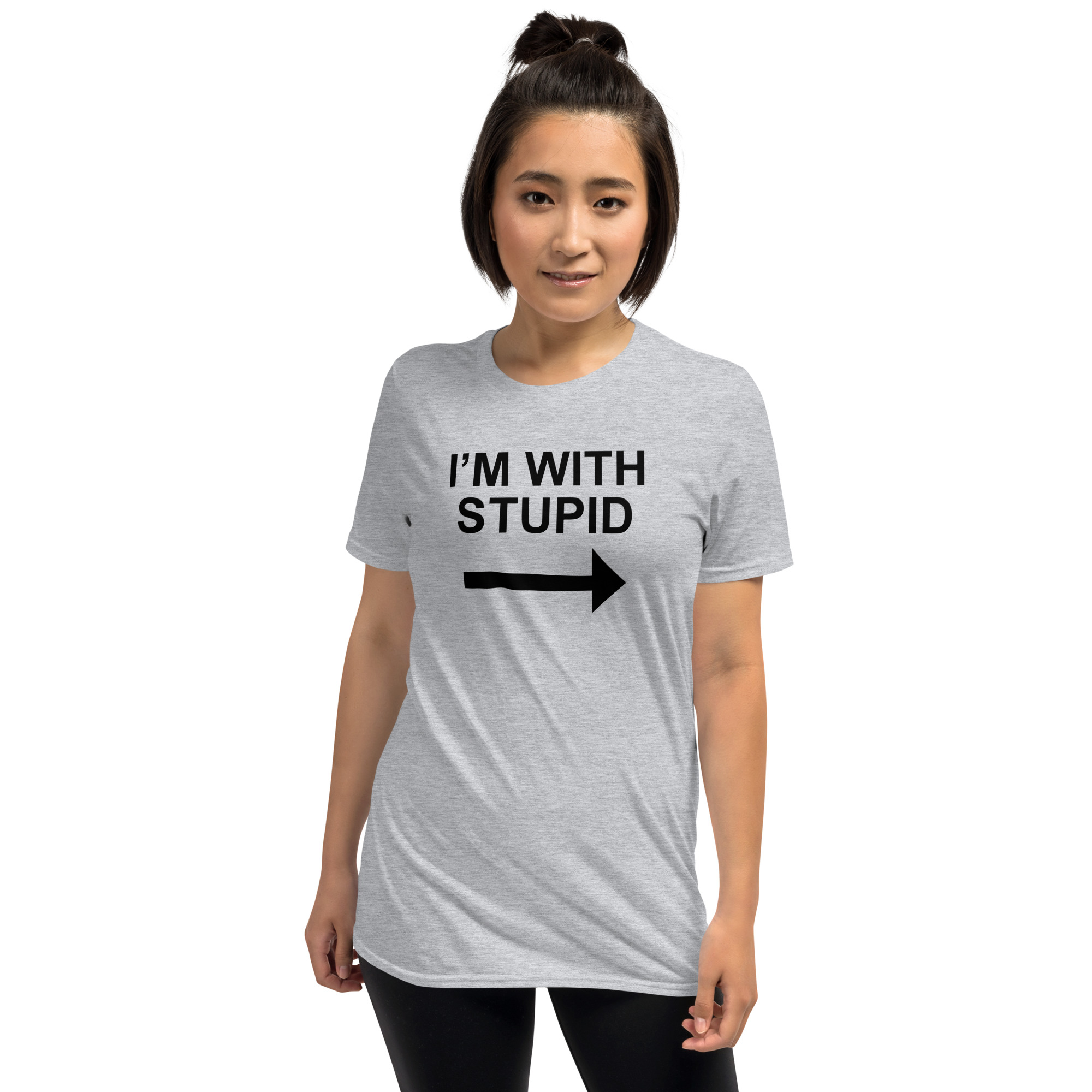 I’M WITH STUPID T-Shirt Matching with I’M STUPID Shirt - Image 2