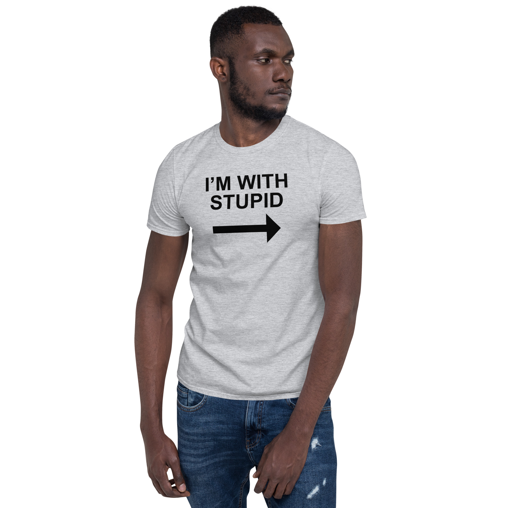 I’M WITH STUPID T-Shirt Matching with I’M STUPID Shirt - Image 3