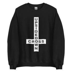 Upsidedown Cross Sweatshirt | Adolf Satan (Seth Putnam)