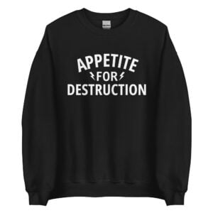 Appetite For Destruction (lightning bolts) Sweatshirt