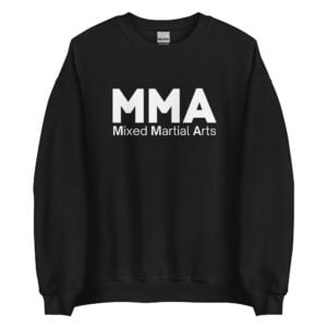 MMA Mixed Martial Arts | Bold Font MMA Logo Sweatshirt