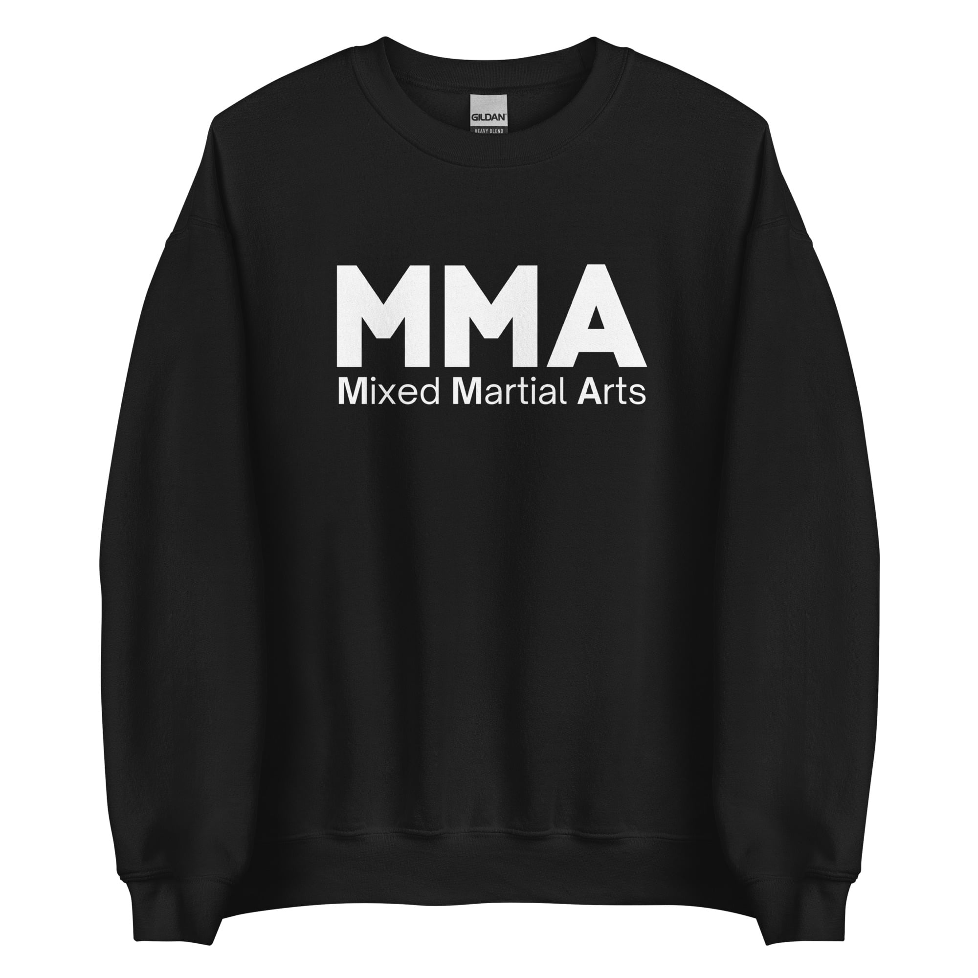 MMA Mixed Martial Arts | Bold Font MMA Logo Sweatshirt