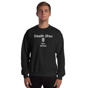 Alternative view of DEATH JITSU Pure Garbage Sweatshirt - Trash Can (version 2)
