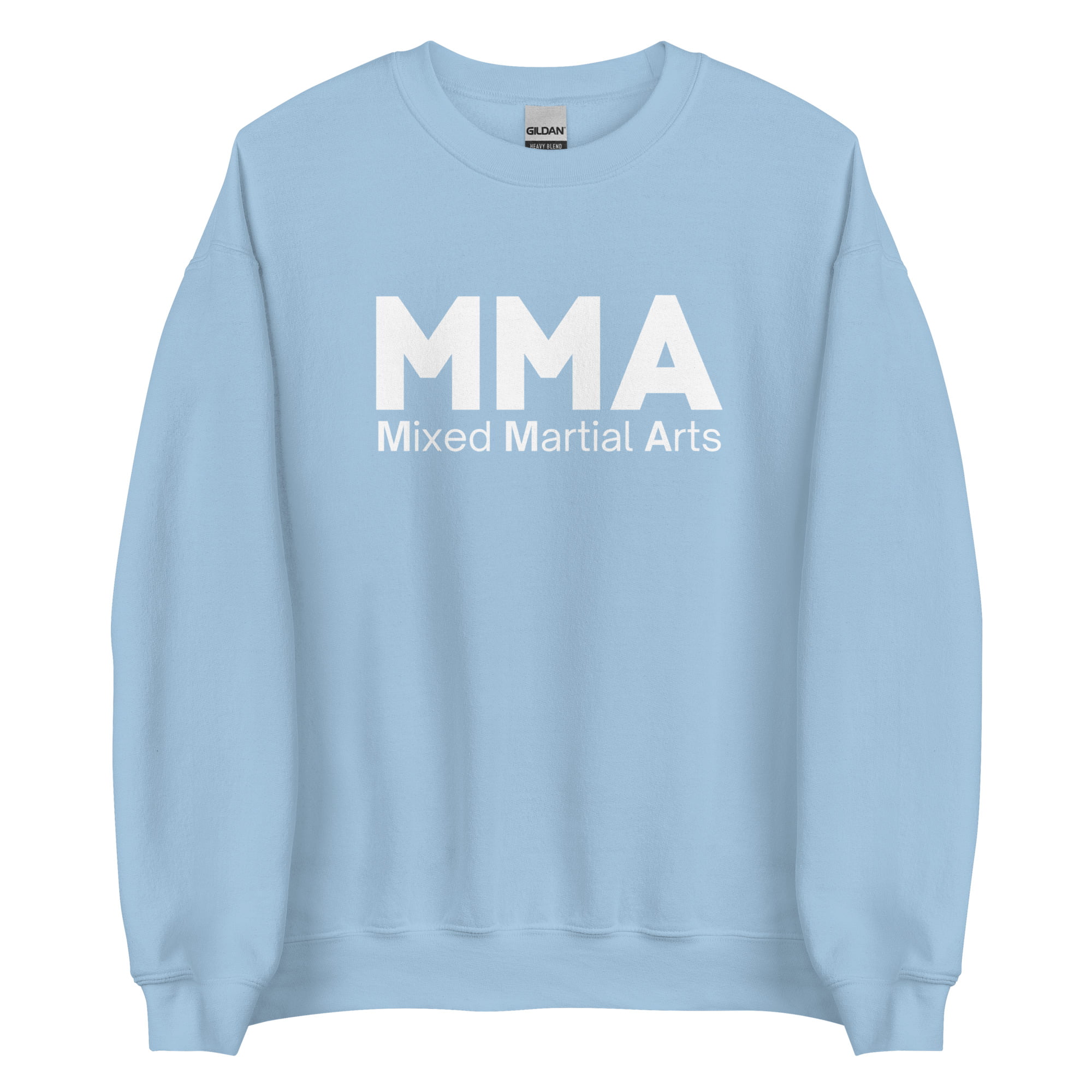 MMA Mixed Martial Arts | Bold Font MMA Logo Sweatshirt - Image 8