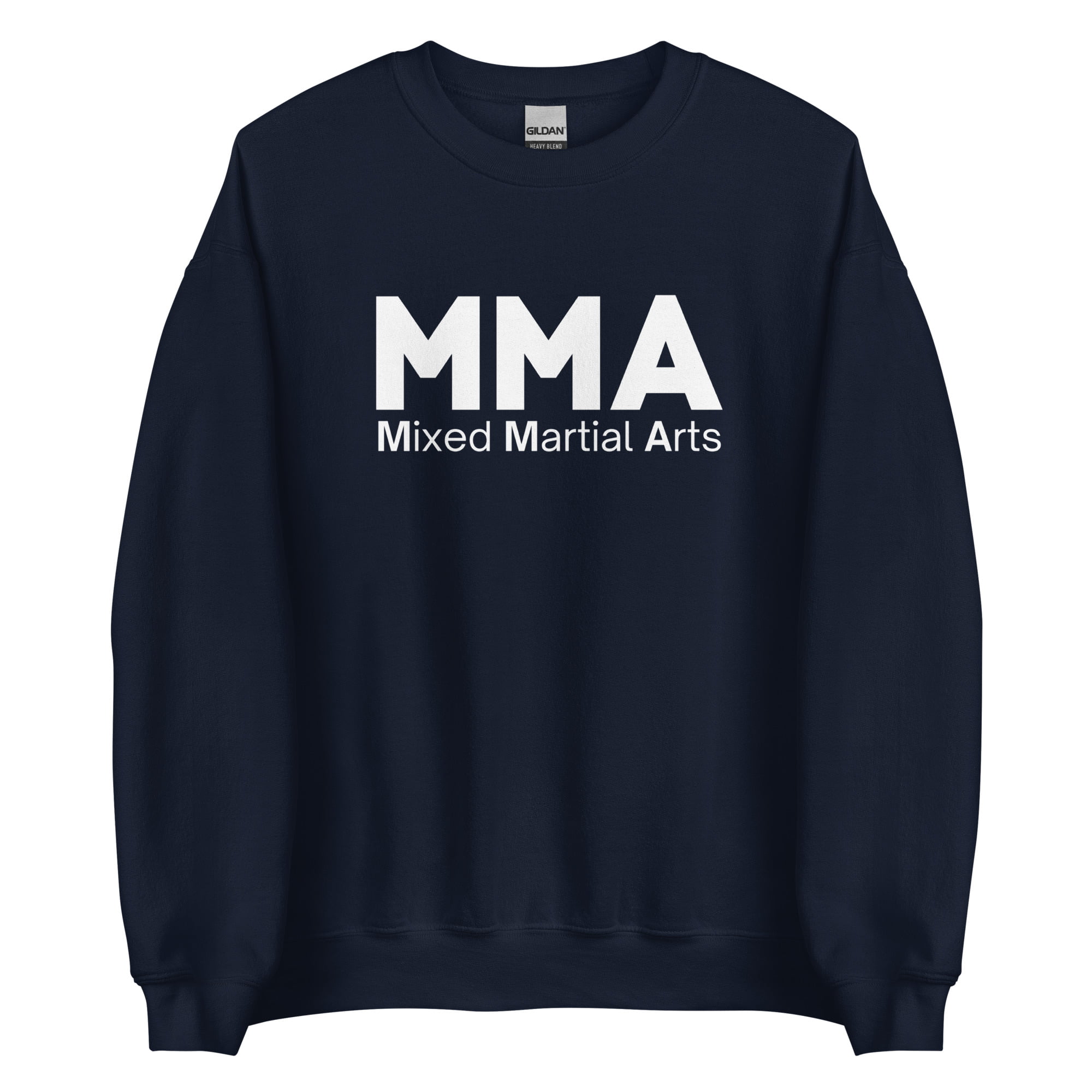 MMA Mixed Martial Arts | Bold Font MMA Logo Sweatshirt - Image 2