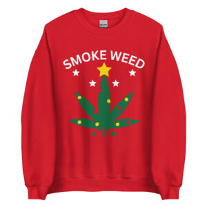 SMOKE WEED Ugly Christmas Sweater