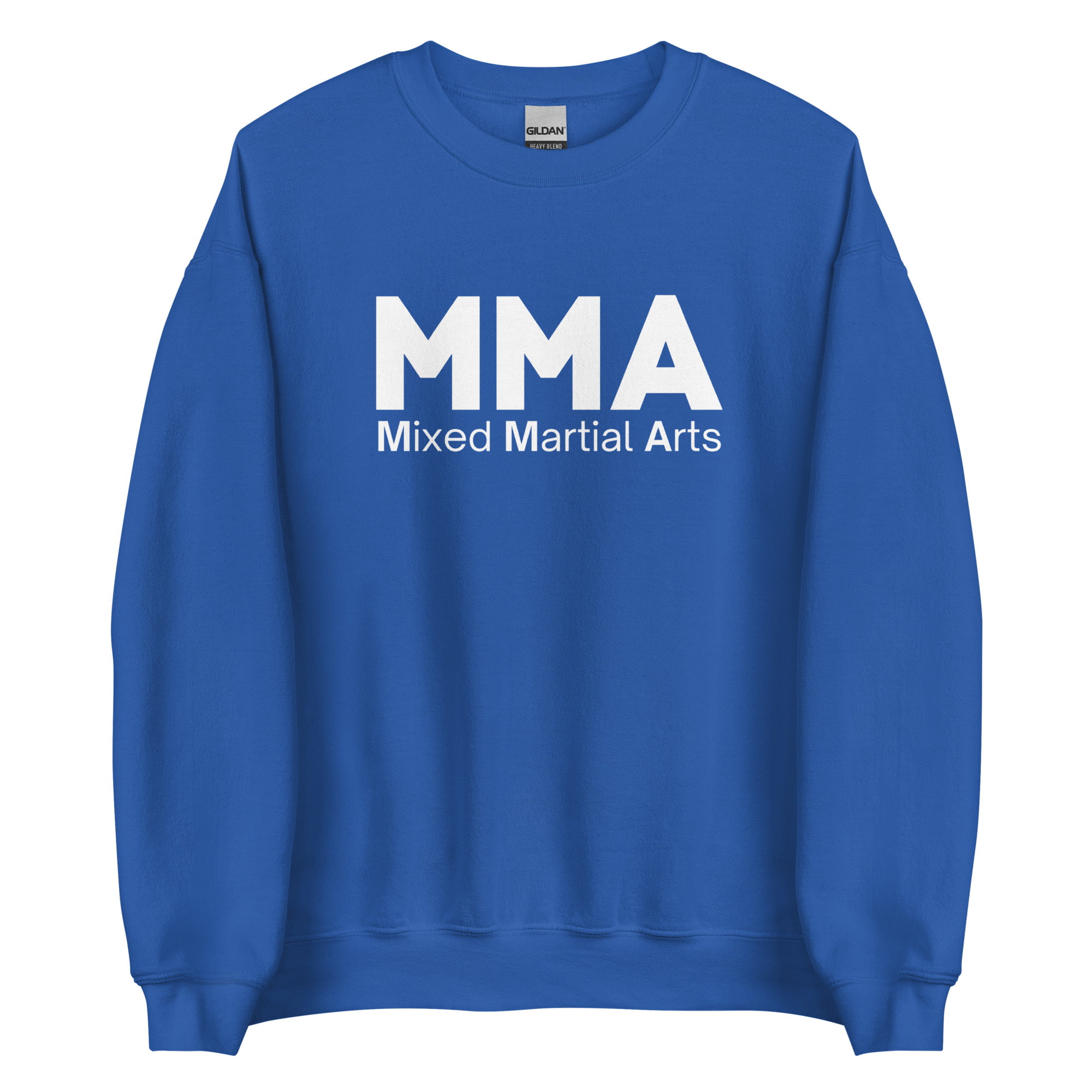 MMA Mixed Martial Arts | Bold Font MMA Logo Sweatshirt - Image 5