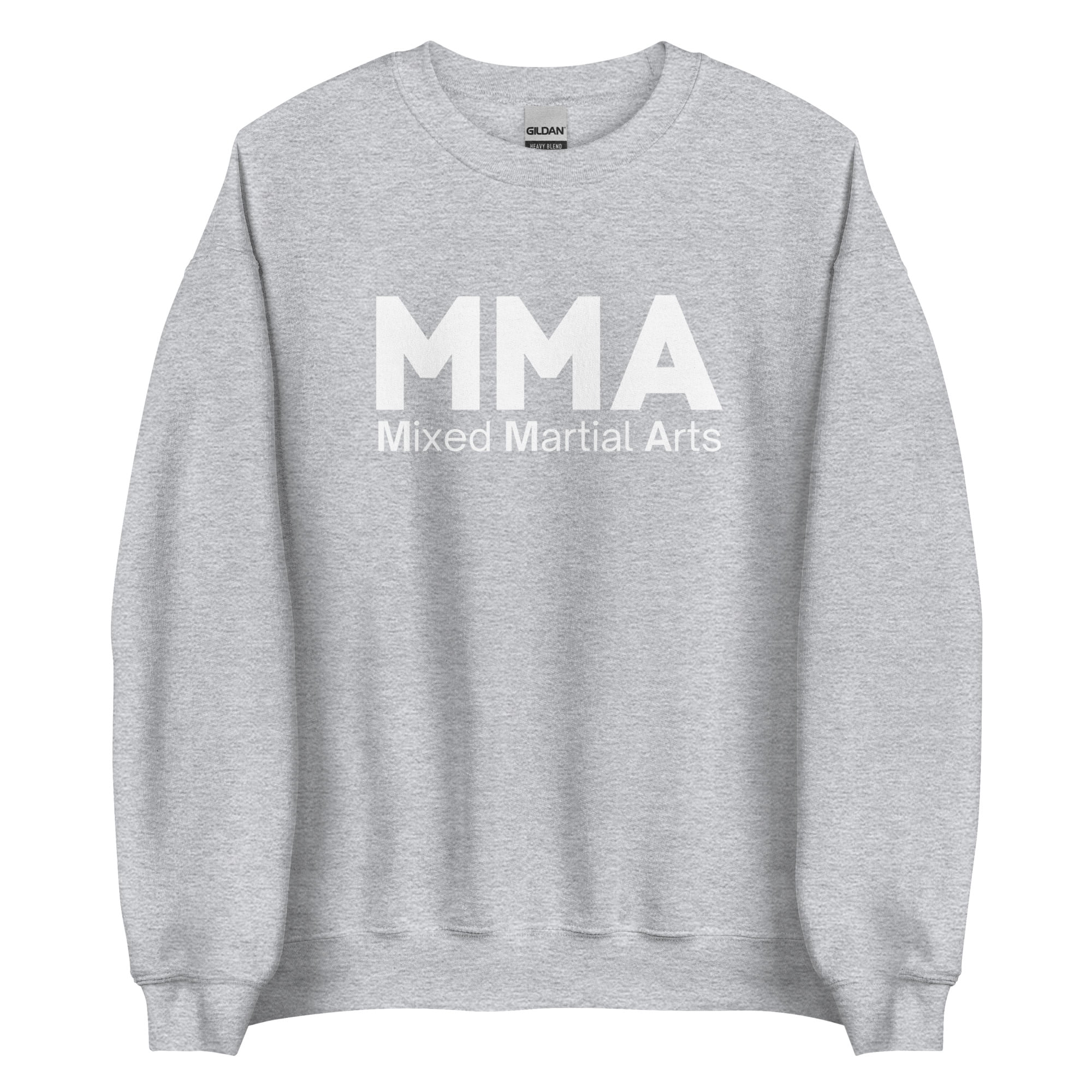 MMA Mixed Martial Arts | Bold Font MMA Logo Sweatshirt - Image 9