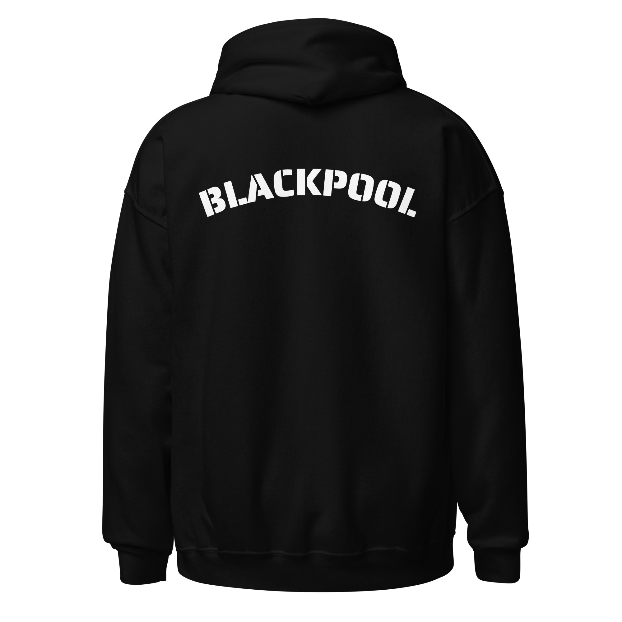 DEATH JITSU Ace Of The World Bitch BLACKPOOL Hoodie (Front + Back) - Image 2