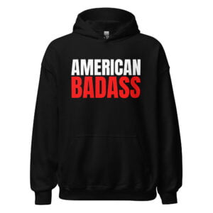 Kid Rock AMERICAN BADASS (Red and White version) Hoodie