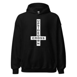 Upsidedown Cross Hoodie | Adolf Satan (Seth Putnam)