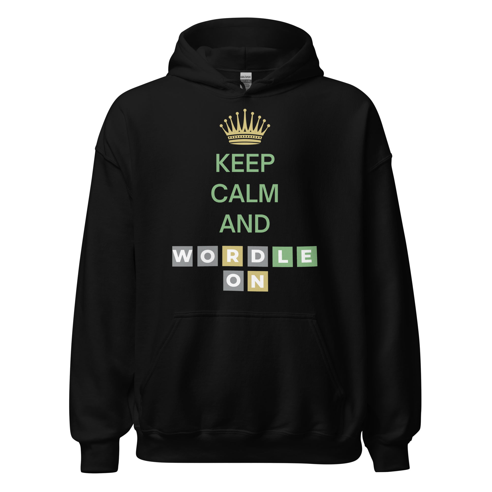 Keep Calm And Wordle On | Wordle Player Gift Ideas Unisex Hoodie