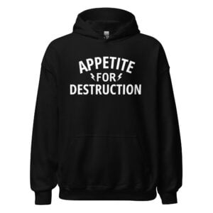 Appetite For Destruction (lightning bolts) Hoodie
