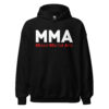 MMA Mixed Martial Arts (White & Red Font) Hoodie