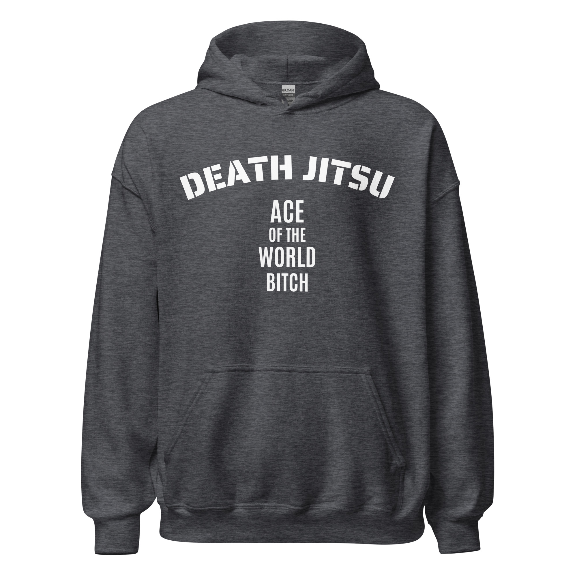 DEATH JITSU Ace Of The World Bitch BLACKPOOL Hoodie (Front + Back) - Image 7