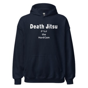 Alternative view of Death Jitsu F*%# the Hard Cam Jon Moxley Hoodie