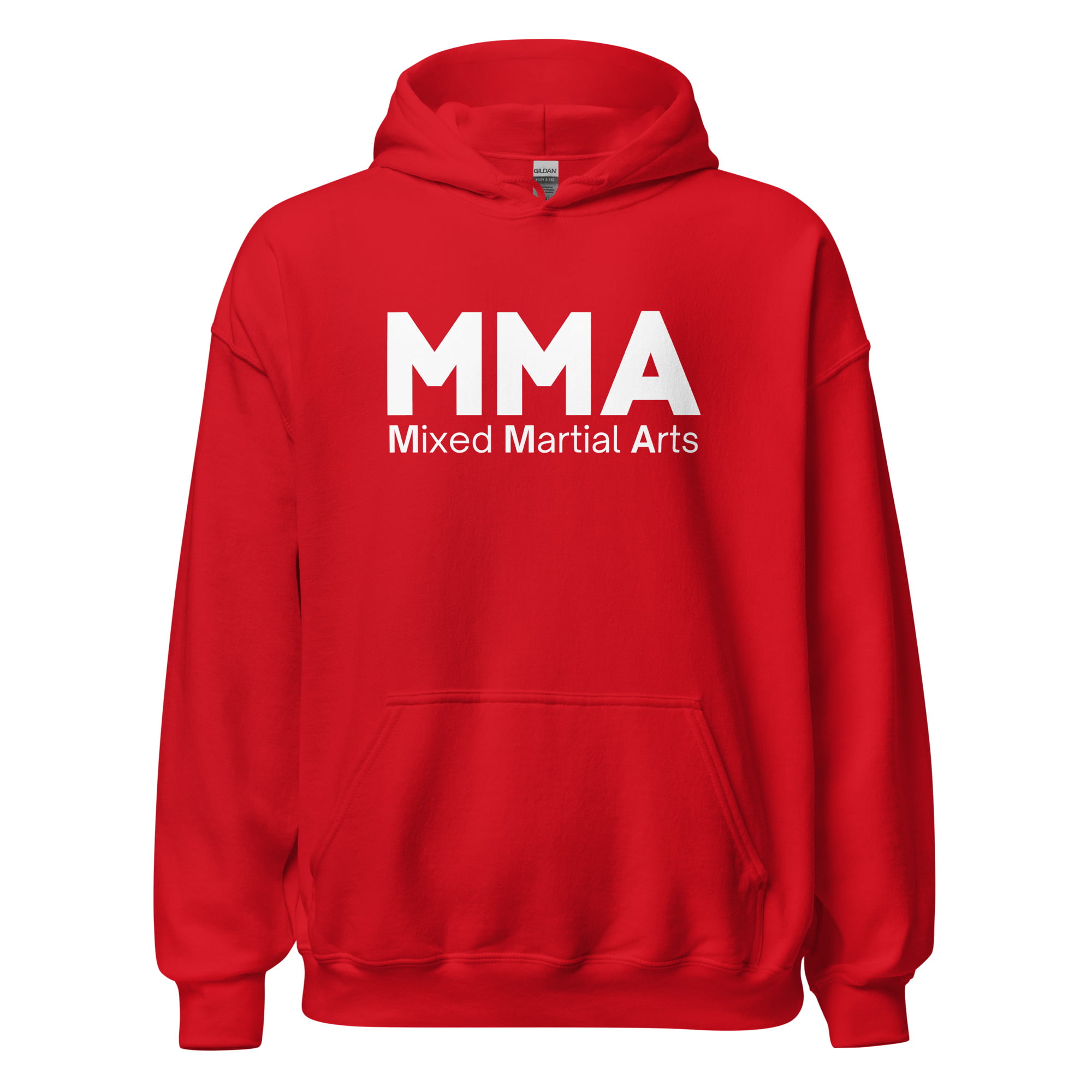 MMA Mixed Martial Arts | Bold Font MMA Logo Hoodie - Image 3