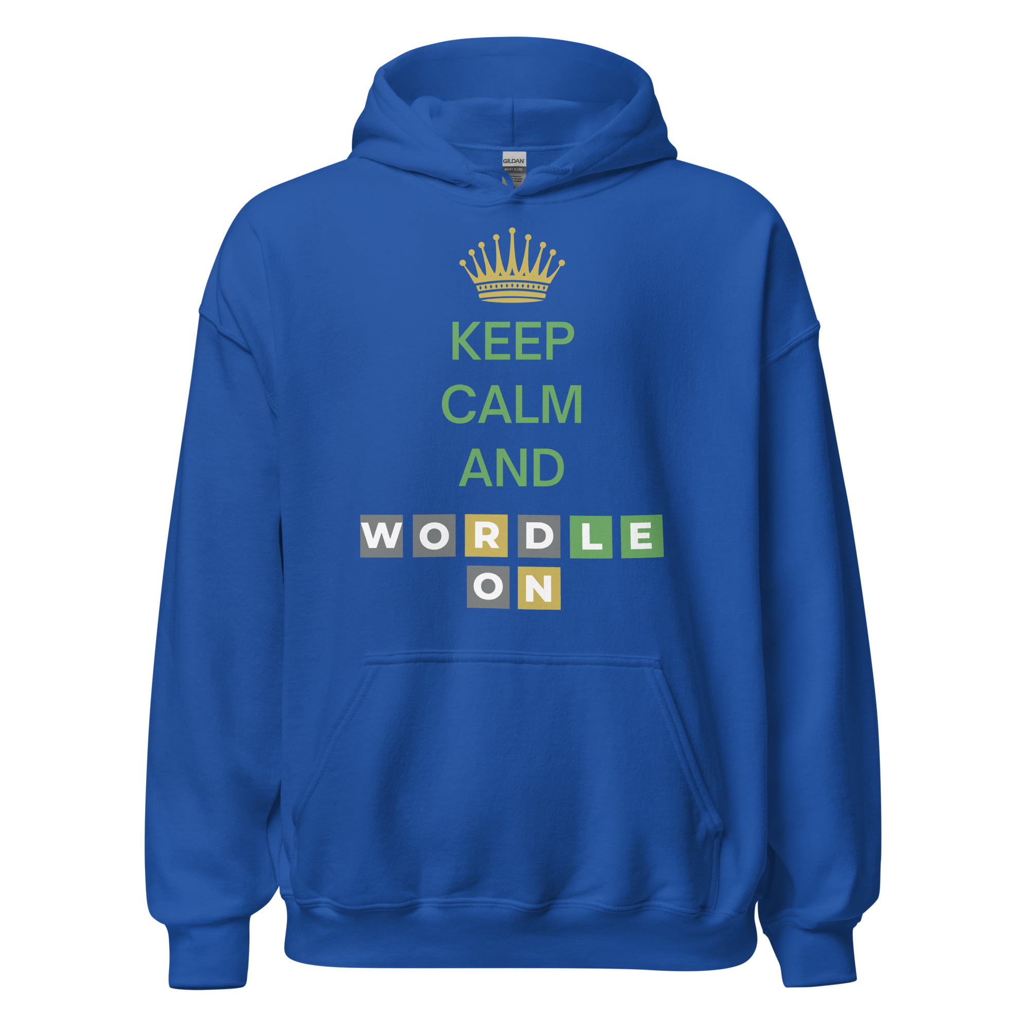 Keep Calm And Wordle On | Wordle Player Gift Ideas Unisex Hoodie - Image 6