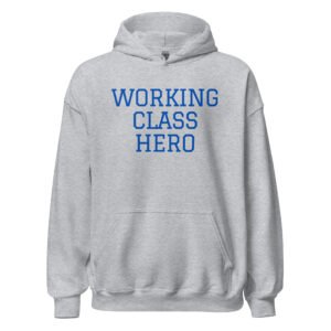 WORKING CLASS HERO - Blue Blue Collar Hoodie