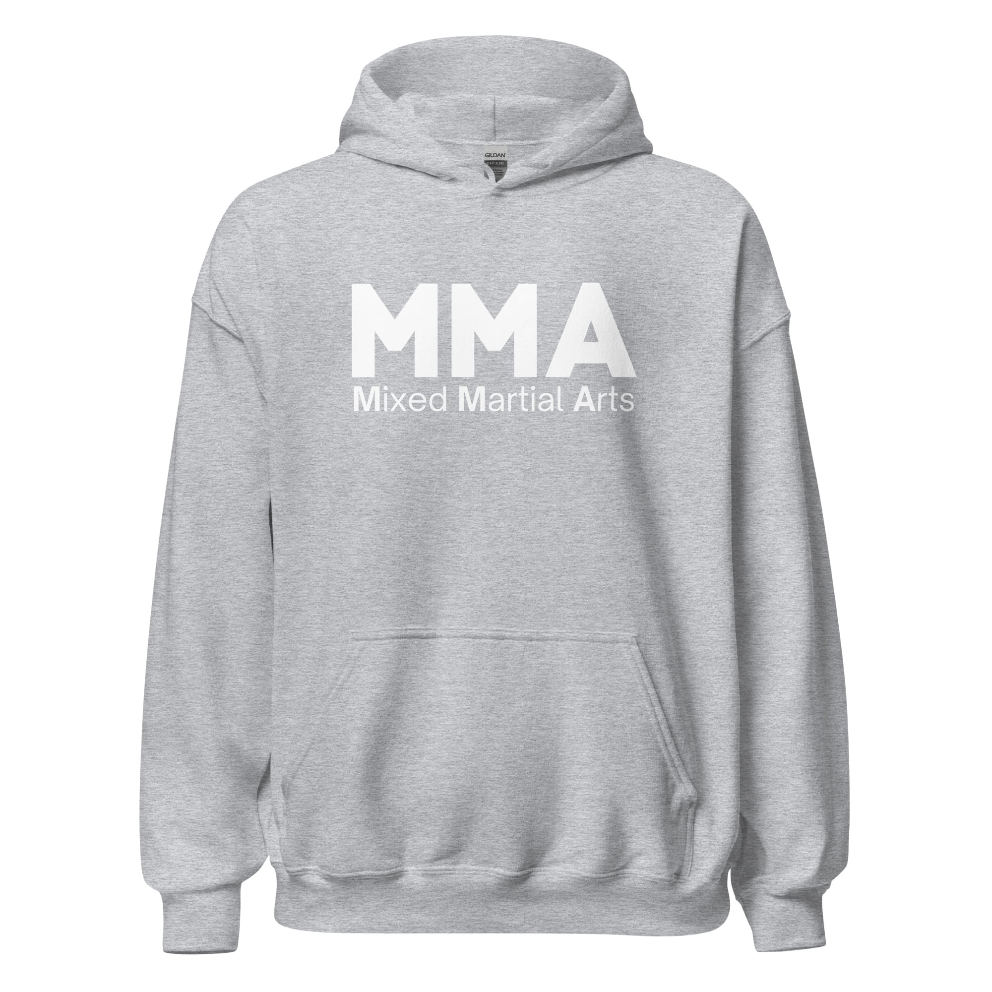 MMA Mixed Martial Arts | Bold Font MMA Logo Hoodie - Image 9
