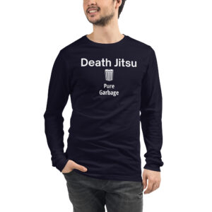 Alternative view of DEATH JITSU Pure Garbage Long Sleeve Shirt - Trash Can (version 2)