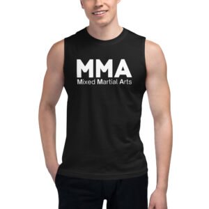 MMA Mixed Martial Arts | Bold Font MMA Logo Muscle Shirt