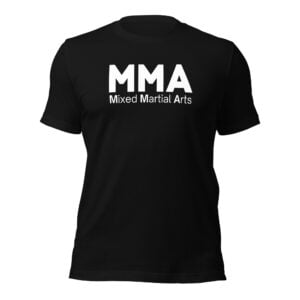 MMA Mixed Martial Arts | Bold Font MMA Logo T-Shirt