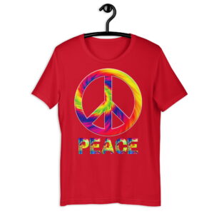 Peace Sign tie dye t-shirt