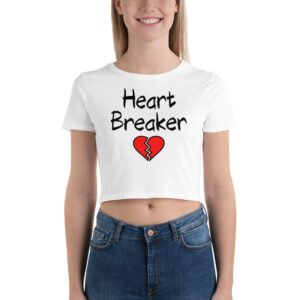 Heart Breaker broken heart Crop Top