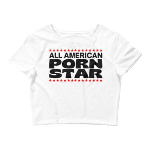 Alternative view of All American Porn Star Crop Top