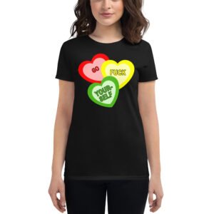 Go Fuck Yourself - Cute Hearts Women's t-shirt