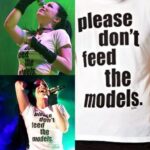 Amy Lee Evanescence please don't feed the model t-shirt