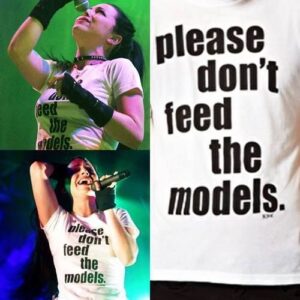 Amy Lee Evanescence please don't feed the model t-shirt