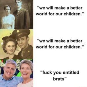 Baby Boomers don't care about you