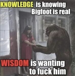Bigfoot Wisdom