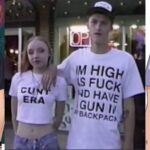 "Cunt Era" and "I'm High as Fuck and Have a Gun In My Backpack" Shirts meme