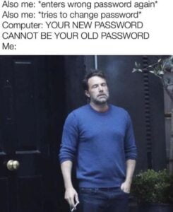 Fucking PASSWORDS