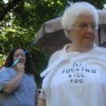 I'll Fucking Kill You Grandma shirt meme